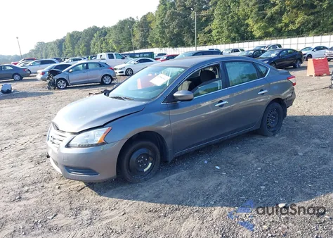2015 Nissan Sentra S из США, поврежденный, VIN 3N1AB7APXFY307017